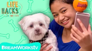 Dog Selfie Stick + Other Shaggy Hacks | LIFE HACKS FOR KIDS | DIY #withme