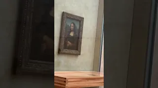 Real Monalisa from the Louvre Museum