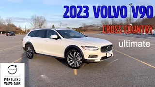 2023 Volvo V90 Cross Country B6 Ultimate / Walkaround with Heather