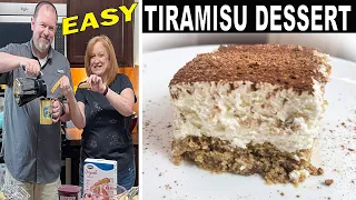 Easy TIRAMISU CAKE Recipe | NO BAKE ICEBOX Dessert | COFFEE FLAVORED ITALIAN DESSERT