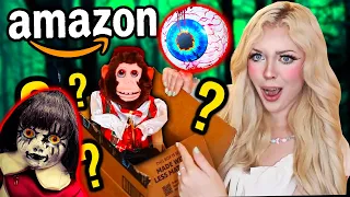 UNBOXING THE SCARIEST Items on Amazon!! (*these items are cursed*)