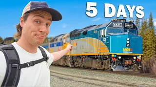 5 days on a SLEEPER TRAIN across Canada