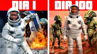 SOBREVIVÍ 100 DÍAS COMO ASTRONAUTA en GTA 5!