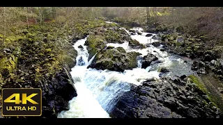 4K Falls of Feugh, Banchory, Scotland