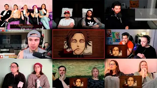 YOUTUBERS REACT TO SASHA'S DEATH | ATTACK ON TITAN 4x8 REACTION COMPILATION