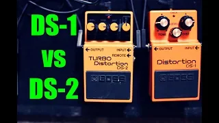 Boss DS-1 Distortion vs Boss DS-2 TURBO Distortion Shootout