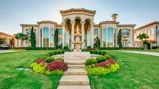 Two luxurious mansions with expensive interiors in Texas worth $6,900,000 and $6,750,000.