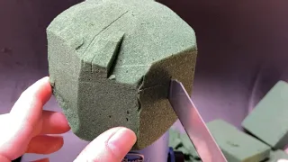 ASMR Wet Floral Foam on Mic