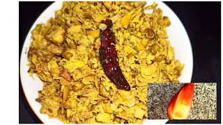 Vazhakoombu Thoran | Banana Flower Stir Fry | Lunch Side Dish | Kudppan Thoran #kerala #viral #food