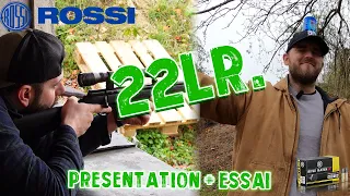 Présentation de la 22lr.et tir avec la carabine Rossi 8122 !