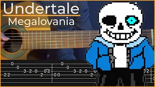 Megalovania - Undertale (Simple Guitar Tab)