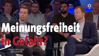 Meinungsfreiheit in Gefahr? Bernd Lucke und Georg Restle bei "maischberger. die woche" (23.10.19)