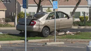 2 killed after car crashes into tree outside high school in Elk Grove