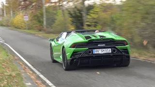 Supercars Accelerating LOUD! M5 E60 Eisenmann, Huracan EVO, Aventador Capristo, ABT RS6-R, C63S Etc!