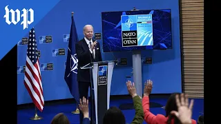 Biden's news conference in Brussels, in 3 minutes