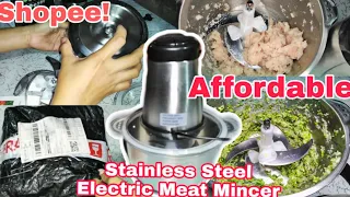 Unboxing+Testing Electric Meat Mincer| Meat Grinder from Shoppee #meatgrinder