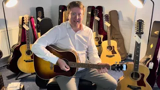 Gibson J45 Studio Walnut Burst Electro Acoustic Guitar Demonstration With James - Rimmers Music