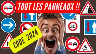 CODE DE LA ROUTE 2024/ REUSSIR LE CODE / PANNEAUX