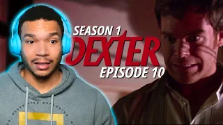 wHoOPs... | FIRST TIME Watching! | Dexter S1E10 'Seeing Red'