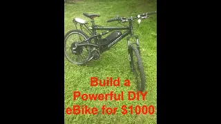 Build a Powerful DIY eBike for $1000