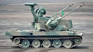 Japanese Gepard - Mitsubishi Type 87 Self-propelled Anti-aircraft Gun Oerlikon KDA 35 mm twin cannon