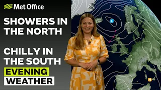 06/06/24 – Showers north, clearer south – Evening Weather Forecast UK – Met Office Weather