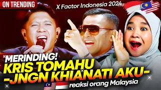 🇮🇩 AUTO MERINDING!! Kris Tomahu - Jangan Khianati Aku (Azlan&The Typewriter) X Factor Indonesia 2024