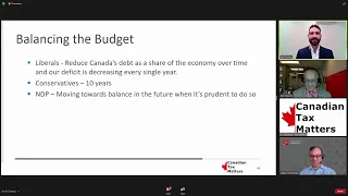 Canadian Tax Matters - 2021 Federal Election Tax Policies