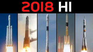 Rocket Launch Compilation 2018 - H1