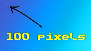 I made a game with less than 100 pixels!