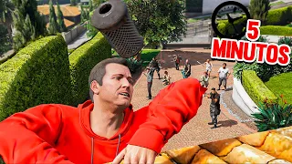 TENTEI FICAR VIVO POR 5 MINUTOS COM TODOS ME ODIANDO NO GTA 5 - ModHistória #43