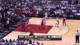 Wizards vs Raptors - Full Game Highlights | Game 1 | April 18, 2015 | 2015 NBA Playoffs HD