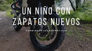 Cambiamos de neumáticos: MITAS E07 Plus Dakar para la BENELLI TRK 502x // Prueba // Test