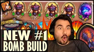 WHAT IS THIS BOMB BUILD?? - Hearthstone Battlegrounds