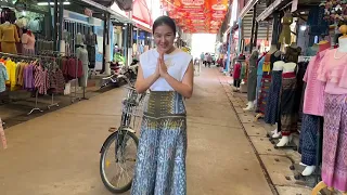 Ban Na Kha Fabric Market Udonthani Thailand ตลาดผ้าบ้านนาข่า