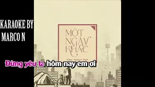 [KARAOKE] | Một Ngày Khác - Young H ft B Ray X Roy P | MARCO N