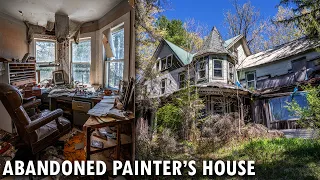 Abandoned Painter's House | Hundreds of Paintings Left Behind