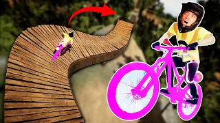 I FOUND A SECRET BIKE PARK! (Descenders)