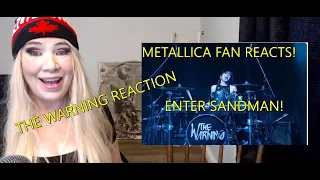 METALLICA FAN REACTS TO THE WARNING COVER ENTER SANDMAN! LIVE!