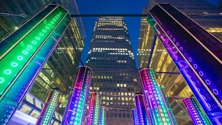 WINTER LIGHTS in Canary Wharf - VIDEO REVIEW