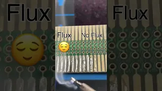 Without Flux There Would be No Good Solder Connection!