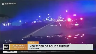 Buena Park police release dashcam video of pursuit