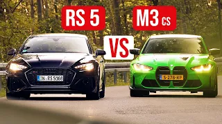 Audi RS 5 Sportback Competition Plus VS. BMW M3 CS: Wat is de beste sportsedan?