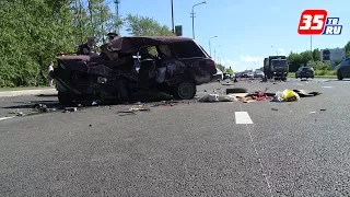 Подробности крупной аварии на Кирилловском шоссе в Череповце