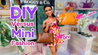 Mini Fashion Handbags Verses DIY: Let’s Make a No Sew and a Sewn Bag