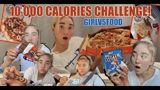 10,000 CALORIE CHALLENGE | GIRL VS FOOD | EPIC CHEAT DAY!! LucyAnnabella :P