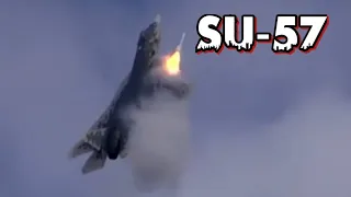 Crazy!!  Sukhoi SU-57 in Action, Crazy Maneuvering Abilities and terrifying sound compilation.