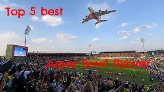 Top 5 BEST Super Bowl flyovers