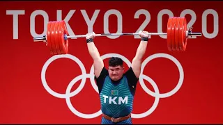 Тяжелоатлет Ходжамухаммет Тойчиев остановился в шаге от медали в весовой категории свыше 109 кг.