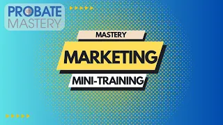 Mastery Marketing Mini-Training